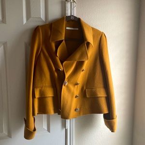 Veronica Beard cropped coat with buttons